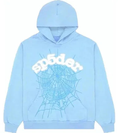 SP5DER WEB HOODIE - Light Blue