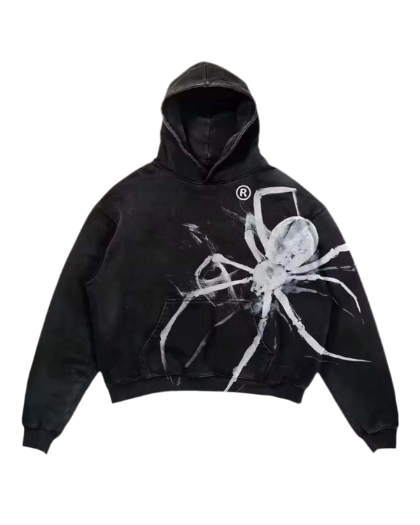 SP5DER HOODIE - EXCLUSIVE - BLACK & WHITE