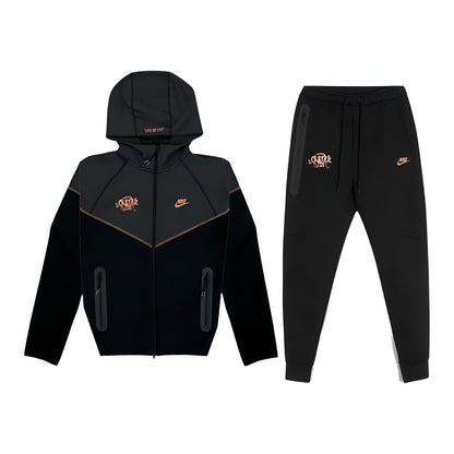 NIKE X SYNA - TRACKSUIT - BLACK/ORANGE